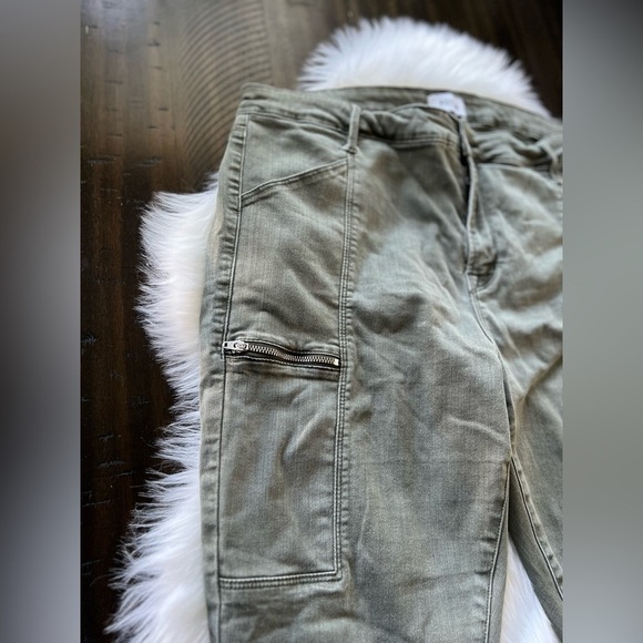 Pistola olive green cargo jeans size 33 straight leg - Picture 2 of 9